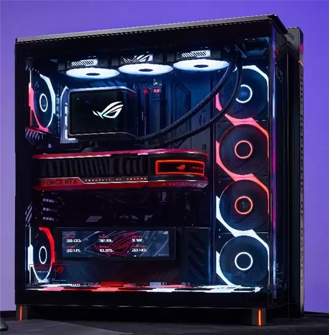 ROG幻世神海景房机箱外观展示