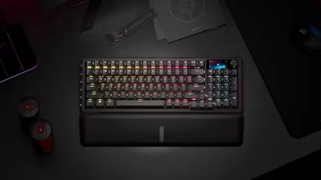 海盗船发布 VANGUARD 96 无线机械键盘支持三种连接方式