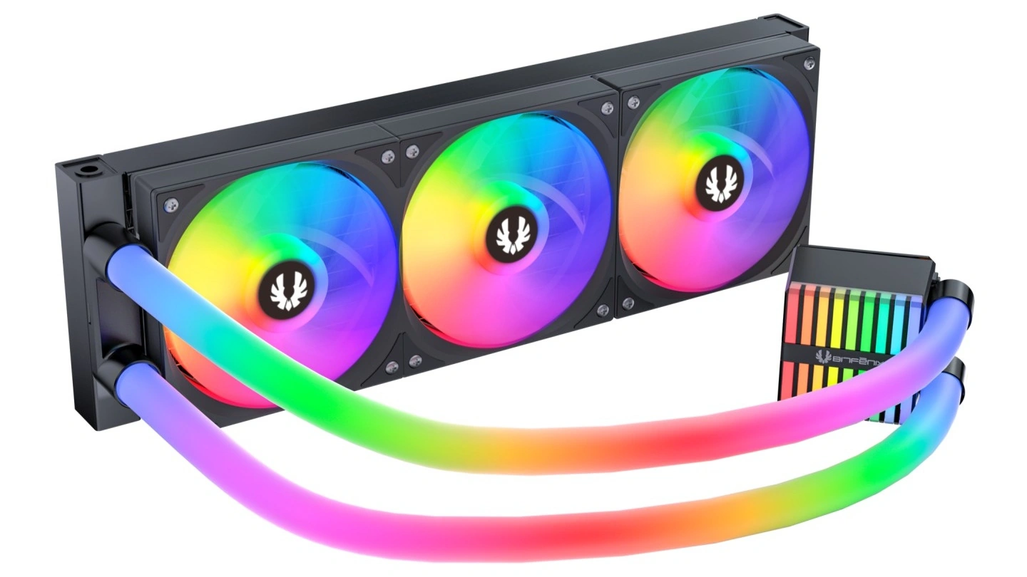 全面 RGB：BitFenix 火鸟推出霓虹水管液冷 Glanz