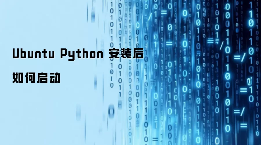 Ubuntu Python 安装后如何启动
