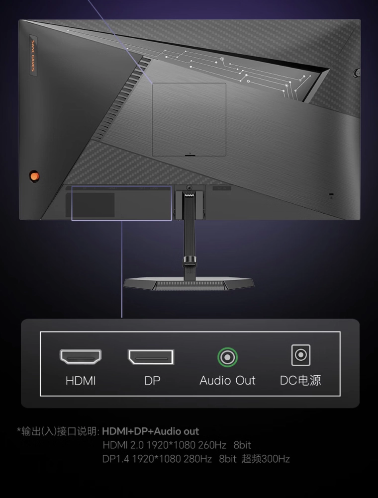 盛色推出“N50Pro7”24.5 英寸显示器：1080P 300Hz，首发价 599 元