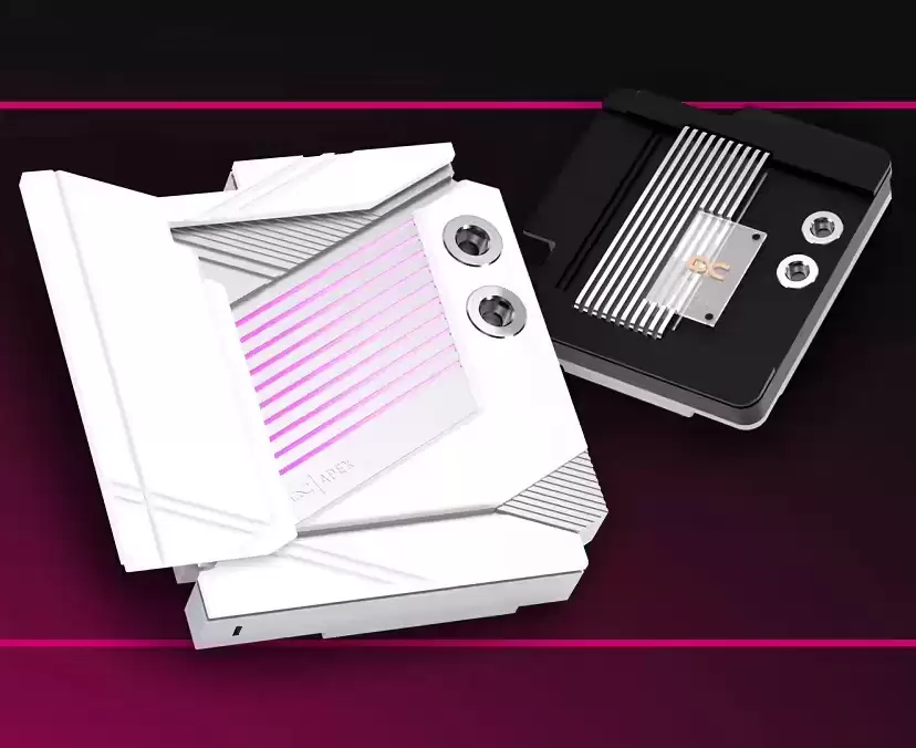 Alphacool Apex Monoblock分体水冷头，三合一散热架构