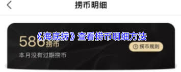 海底捞app如何查看捞币明细