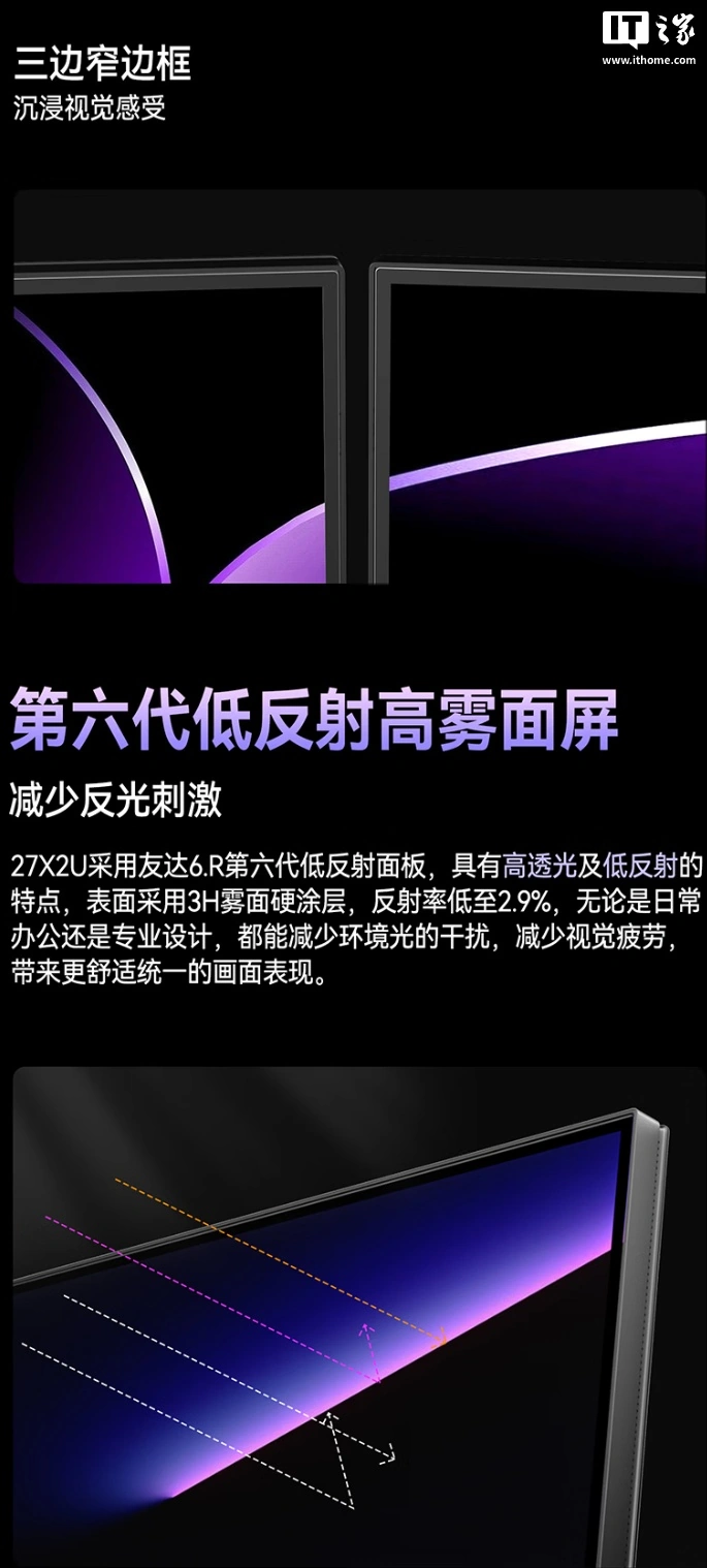 联合创新推出 27X2U 2026 款显示器：27 寸 4K 60Hz 友达 IPS 面板，1499 元