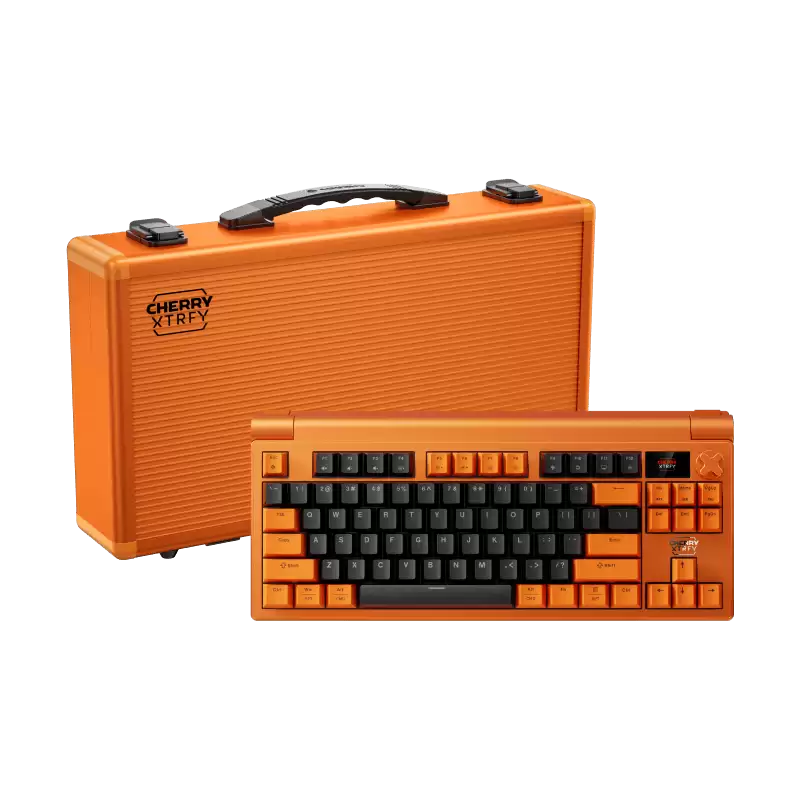 CHERRY 发布 MX 8.3 Pro 机械键盘：MX Lumina 茶轴，橙黑配色