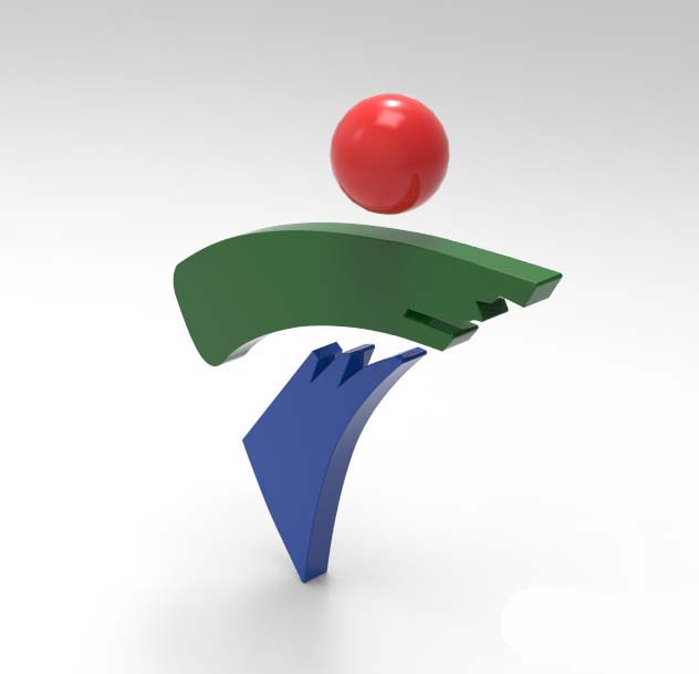 C4D怎么临摹电视台标志