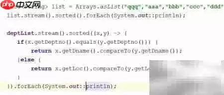 Ja va8 Stream排序技巧