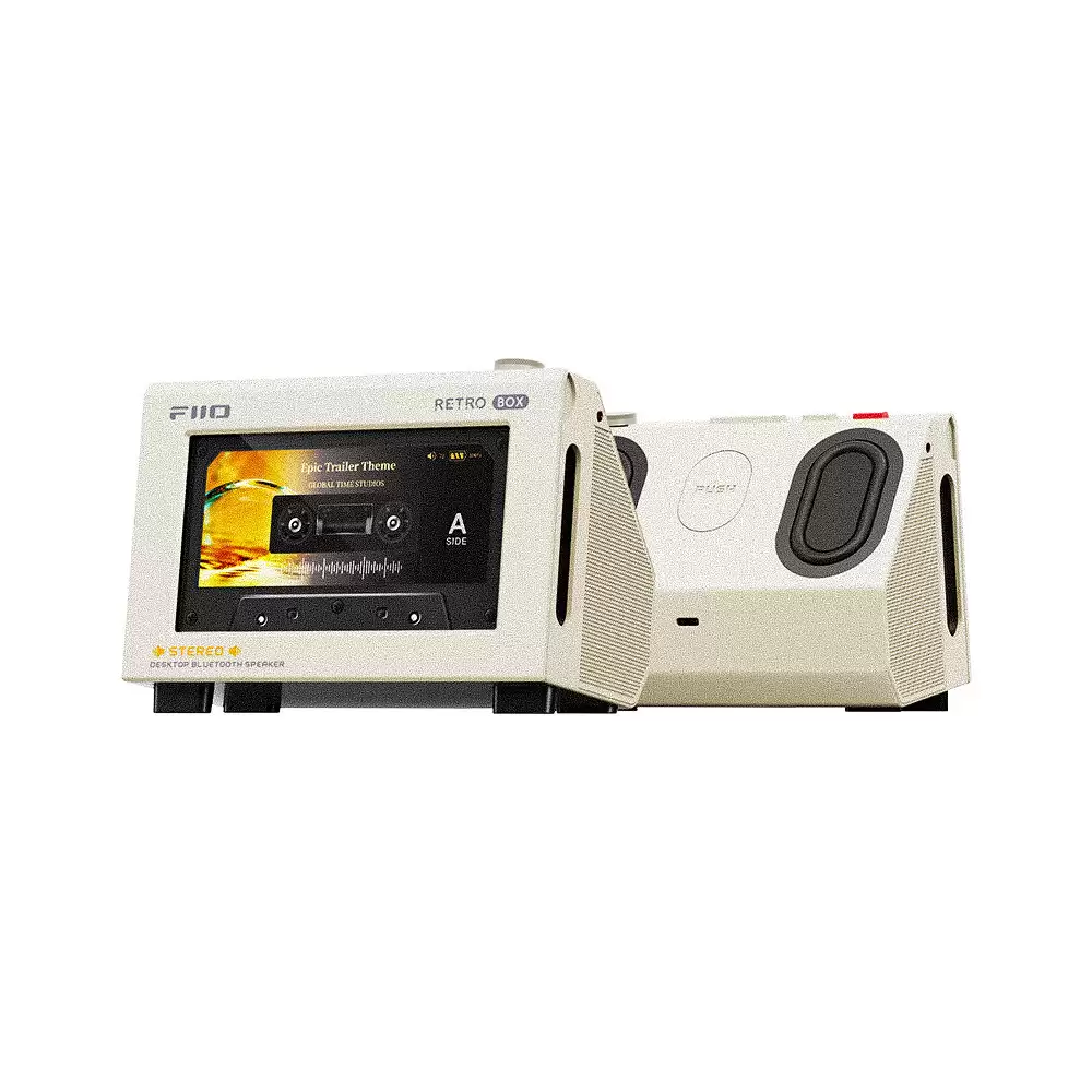 飞傲台式蓝牙音箱 RETRO BOX 开售：5W+5W 全频输出、支持 LDAC，299 元