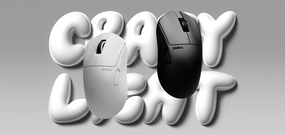 Pulsar X3 CrazyLight Medium 鼠标（右手）国行上市：43g，999 元