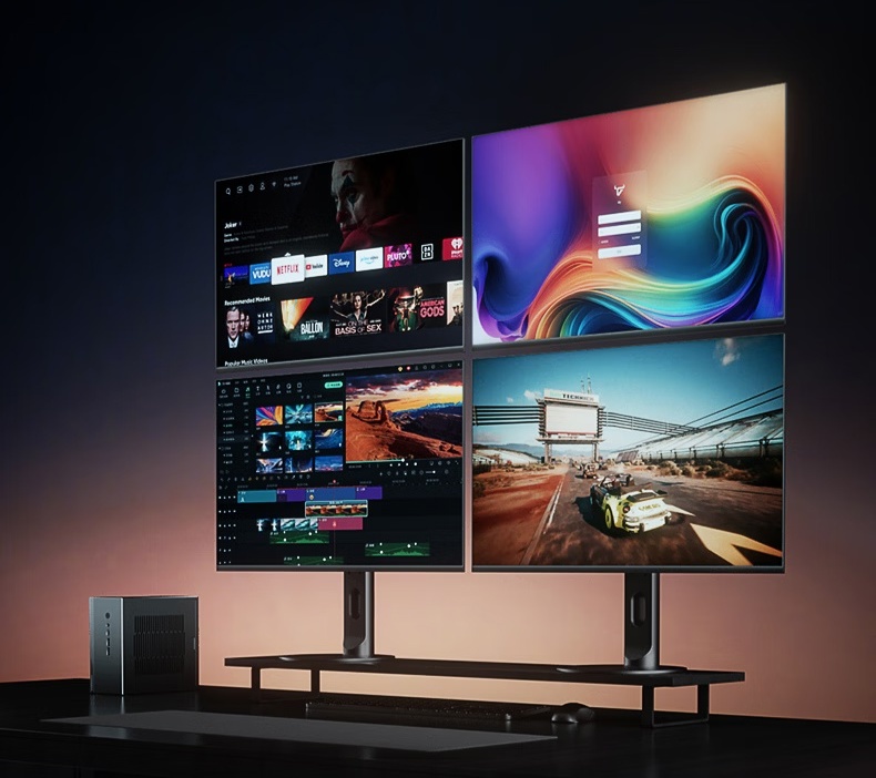 极夜 Next 2 迷你主机发售：R7 H255 准系统 2999 元，支持独显 + 双网口