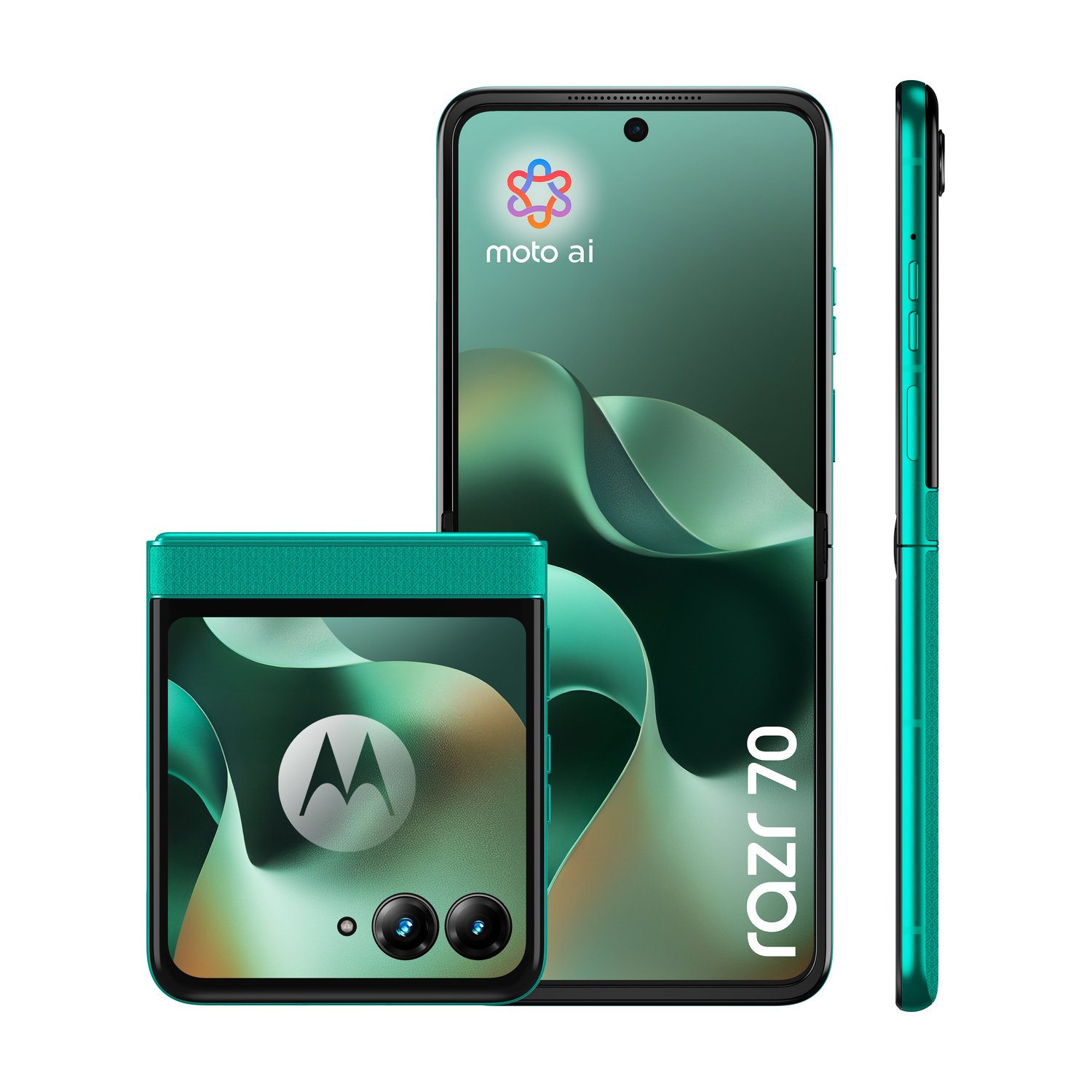 摩托罗拉 Razr 2026（Razr 70）折叠手机渲染图再曝，配独特纹理设计