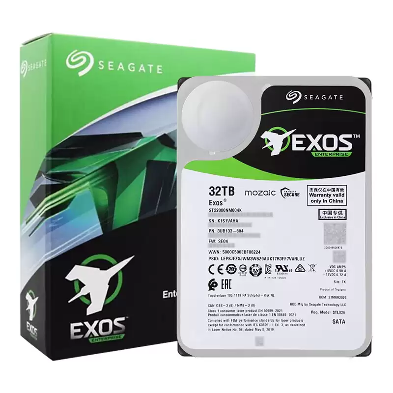 希捷银河 Exos 企业级 32TB CMR 机械硬盘开售，12999 元