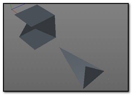 Cinema 4D怎么把立方体分割成多个三角形物体