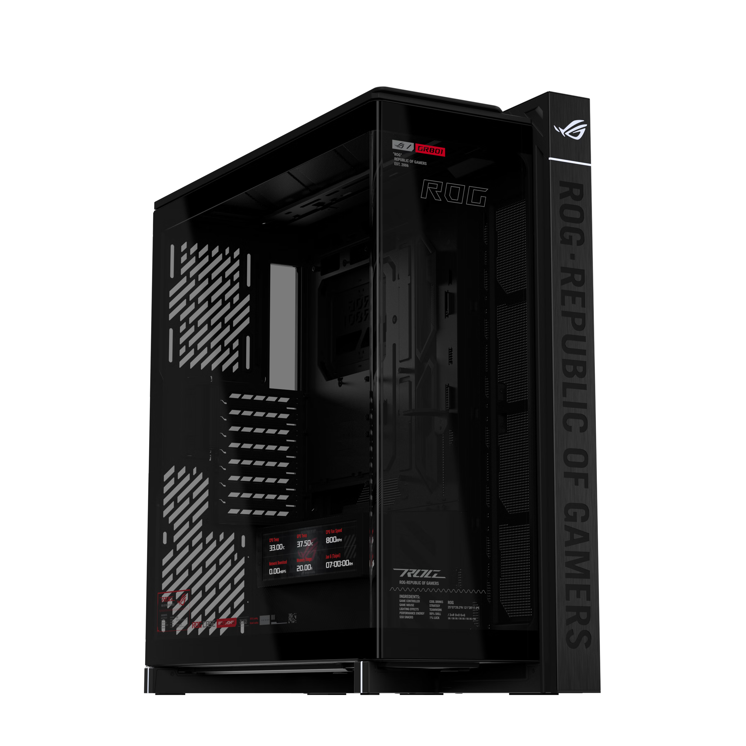 华硕 ROG 幻世神 Cronox 机箱开启预约：配备 9.2 英寸副屏，2399 元