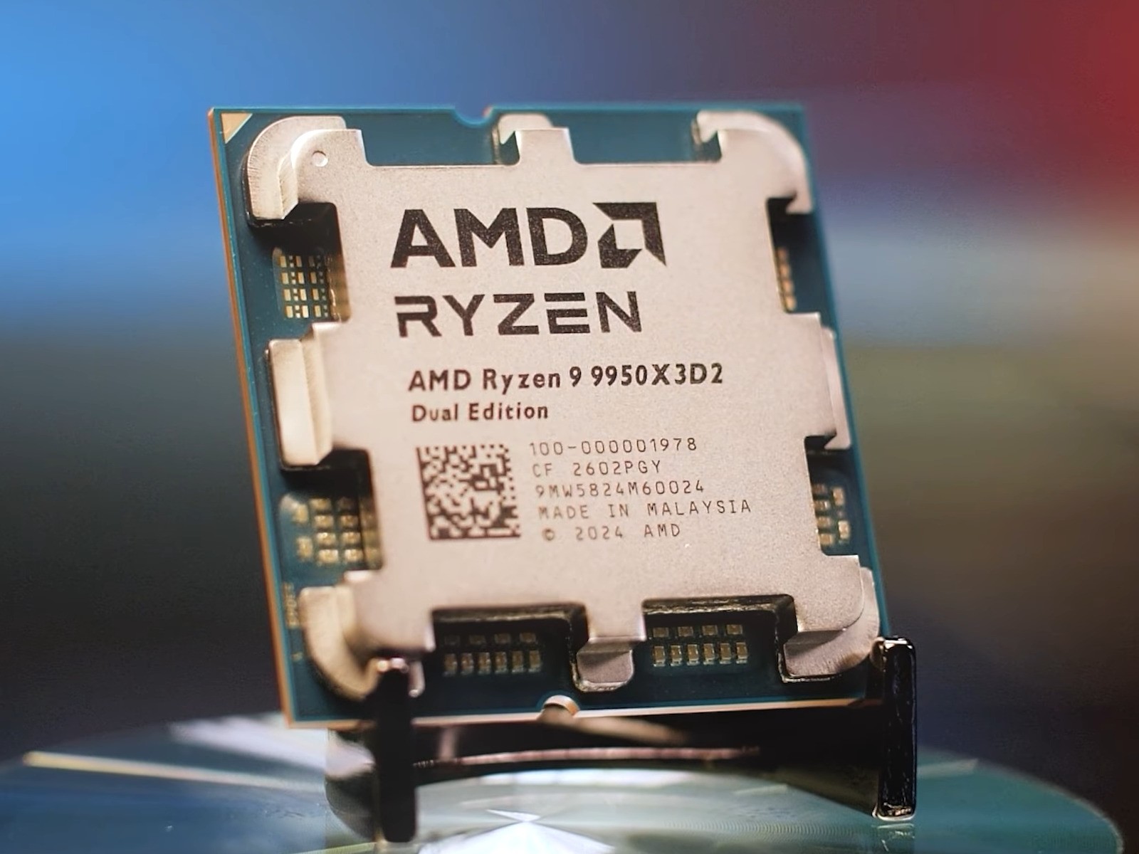 AMD 锐龙 9 9950X3D2 双缓存版主打生产力，处理器 4 月 22 日上市