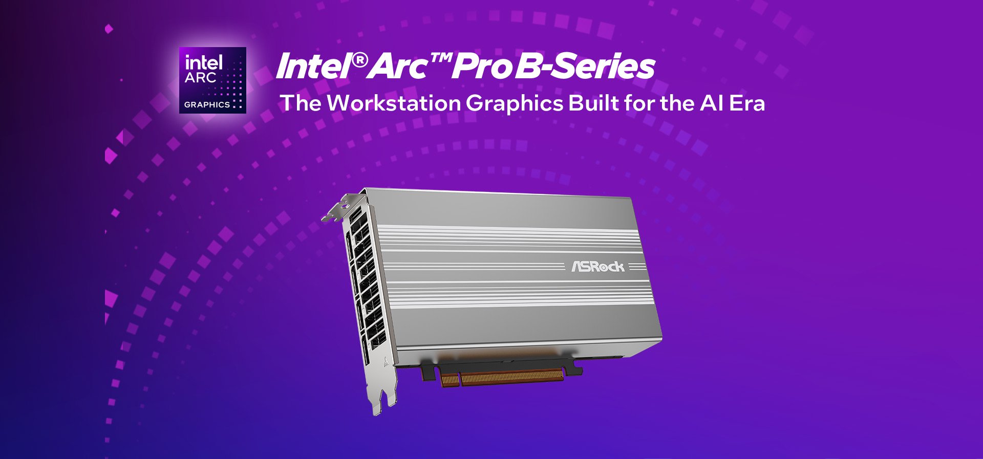 涡轮 / 被动双雄出击，华擎发布 2 款英特尔锐炫 Arc Pro B70 专业显卡