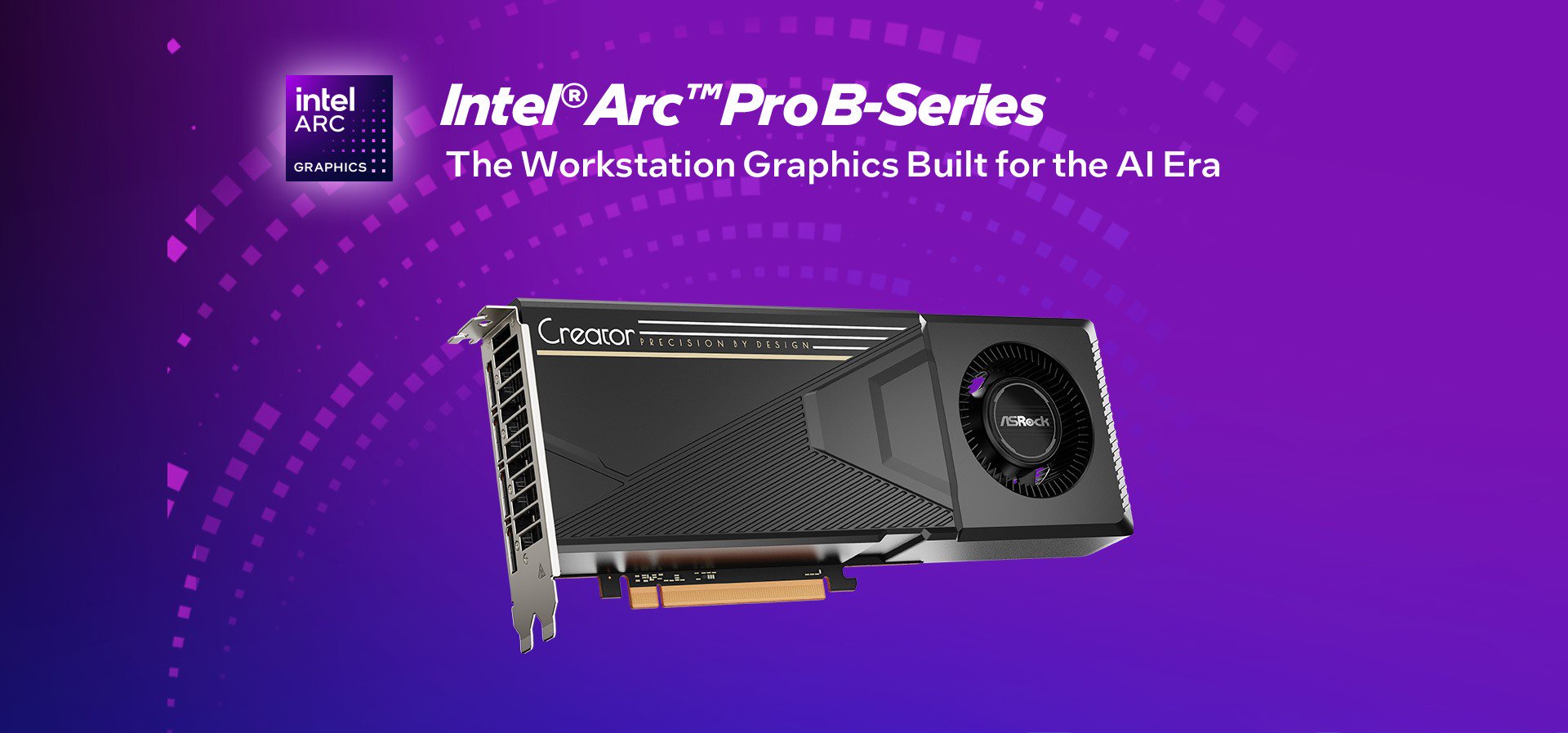 涡轮 / 被动双雄出击，华擎发布 2 款英特尔锐炫 Arc Pro B70 专业显卡