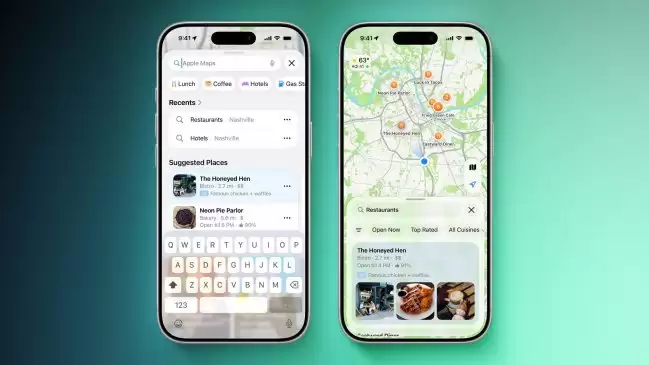 iOS 26.5版本苹果地图前瞻新增搜索广告与推荐地点