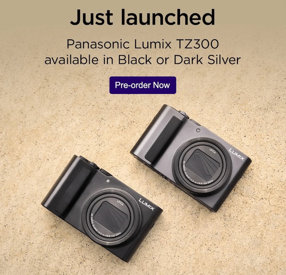 松下 Lumix TZ300 紧凑型相机发布：2010 万像素 1 英寸传感器，24-360mm f/3.3-6.4 变焦镜头
