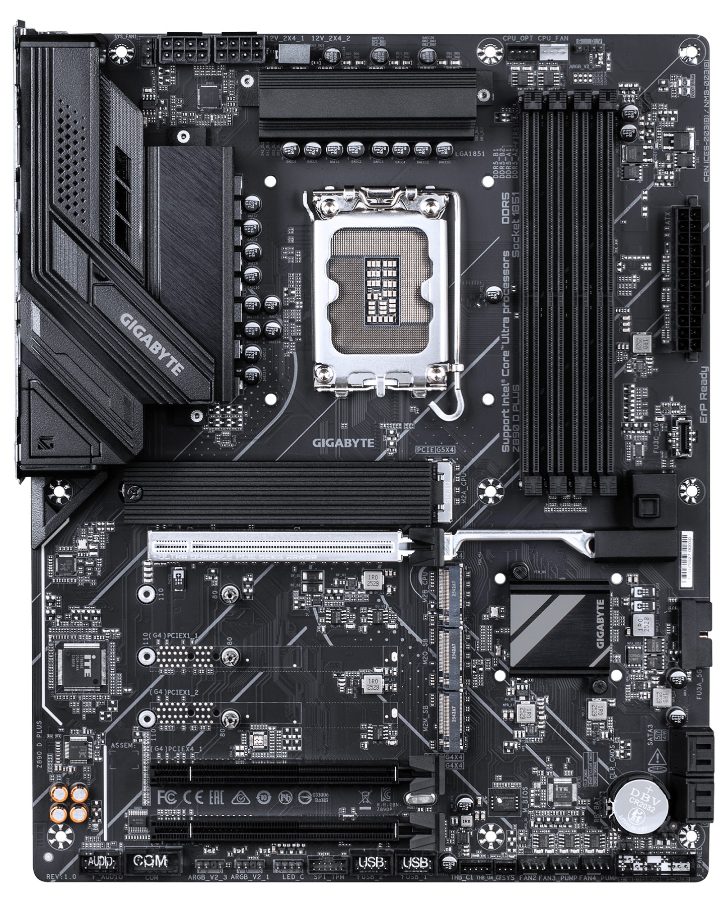 技嘉 Z890 D PLUS 主板上市：未配备无线网卡，1499 元