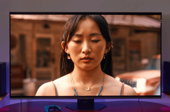 海信 U8QG 在明亮环境下的画面表现