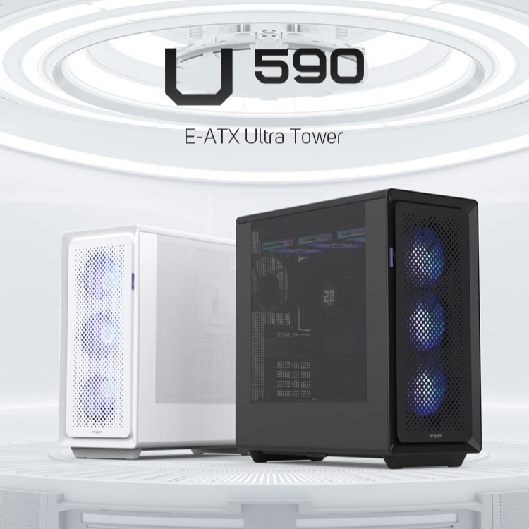 全汉推出 U590 机箱：支持 EEB / E-ATX 主板，配备模块化风扇 / 冷排快拆