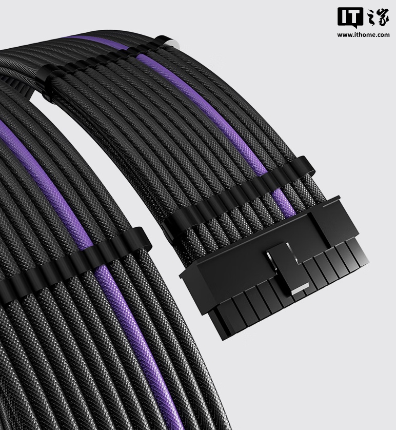 金河田推出 Nexus Gold Ultra 金牌认证电源：附黑紫撞色镀锡铜压纹线，提供 750-1050W 版本，549 元起