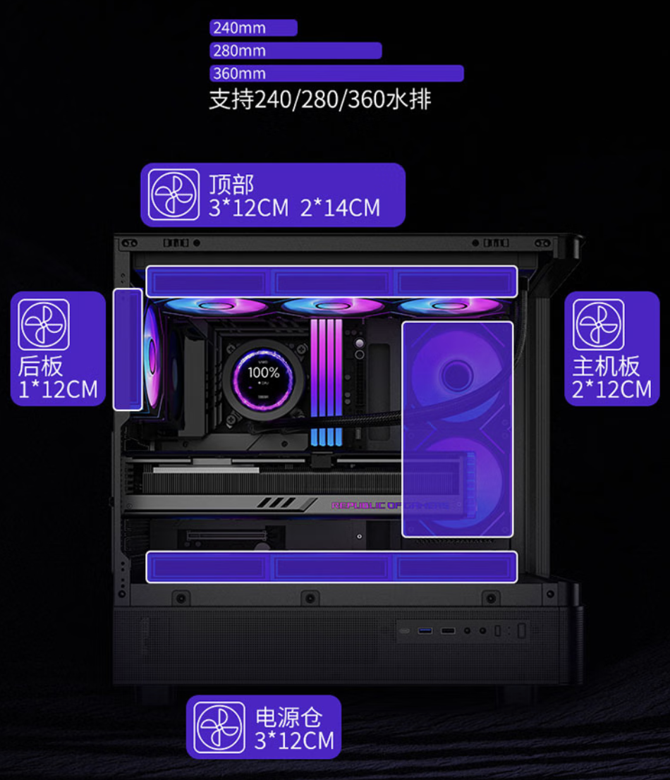 先马推出惊鸿 PRO 海景房机箱：电源下置式设计，可选黑白双色，294 元