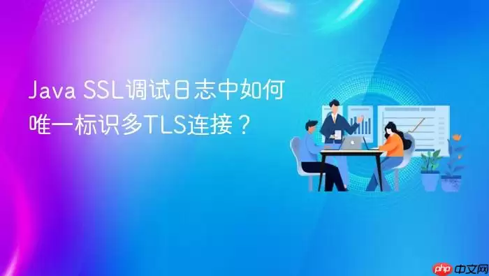 Java SSL调试日志中如何唯一标识多TLS连接？