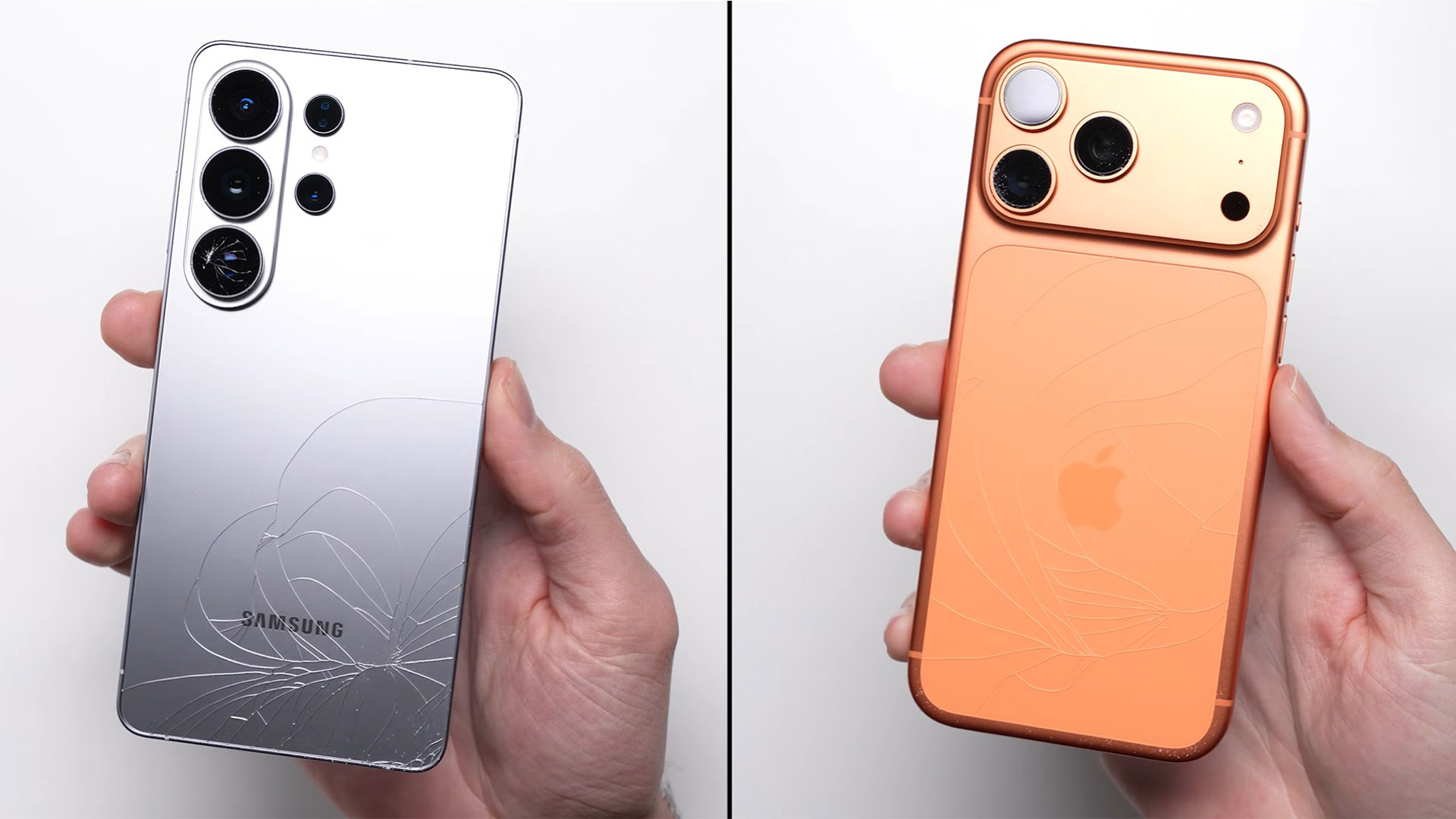 PhoneBuff 测试苹果 iPhone 17 Pro Max 和三星 Galaxy S26 Ultra 手机耐摔表现