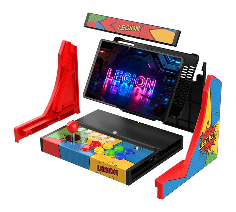 联想推出拯救者 Y700 平板街机底座，标配街机式摇杆与按键