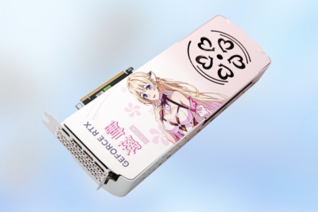 映众旗下 AX 电竞叛客推出 RTX 5070 樱花限定 12GB 显卡：磁吸背板 + 隐藏供电接口设计
