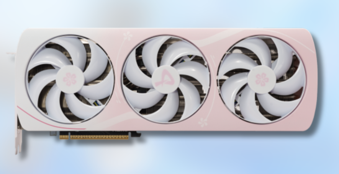 映众旗下 AX 电竞叛客推出 RTX 5070 樱花限定 12GB 显卡：磁吸背板 + 隐藏供电接口设计