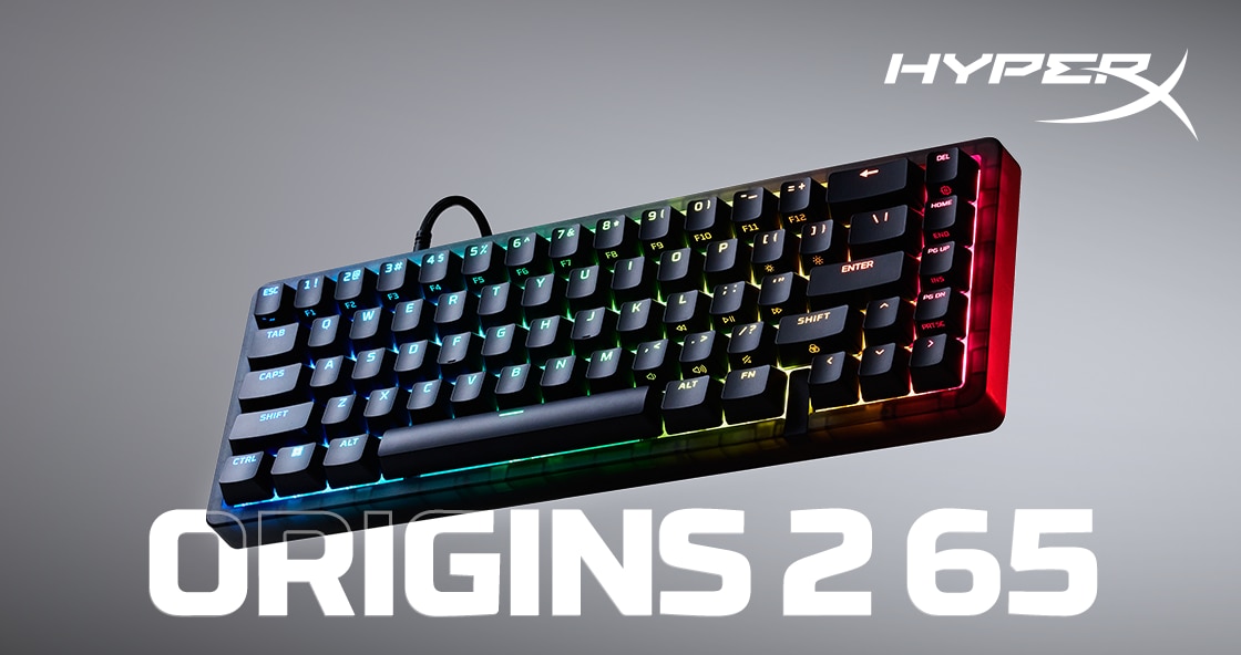 惠普 HyperX 起源 Origins 2 机械键盘 65 / 1800 版上市，599 元起