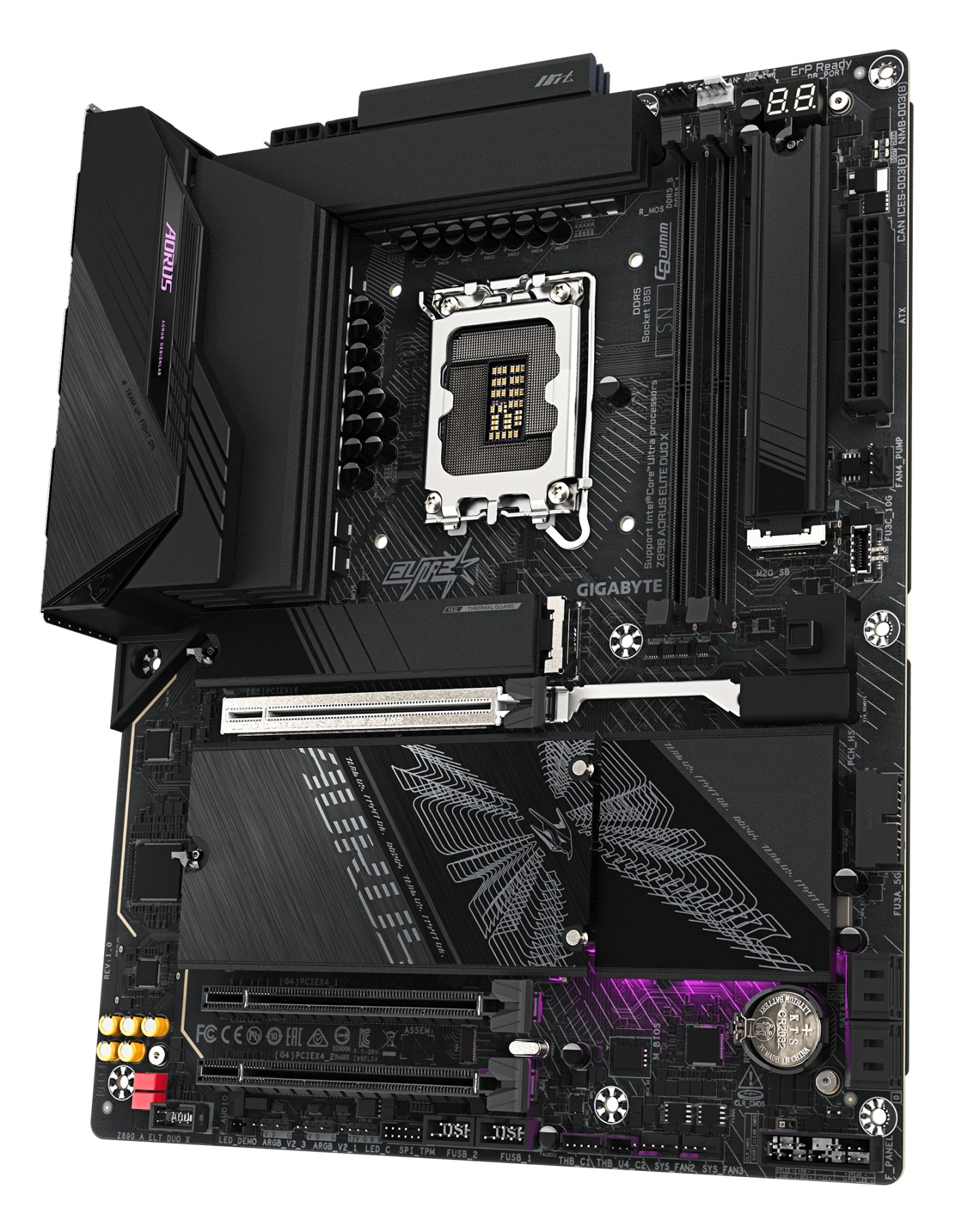 技嘉 Z890 AORUS ELITE DUO X 主板上线，支持 10266+ MT/s 内存超频