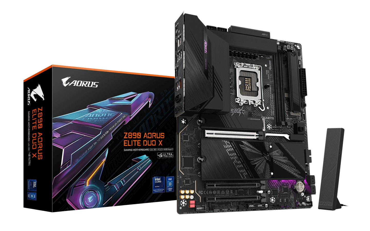 技嘉 Z890 AORUS ELITE DUO X 主板上线，支持 10266+ MT/s 内存超频
