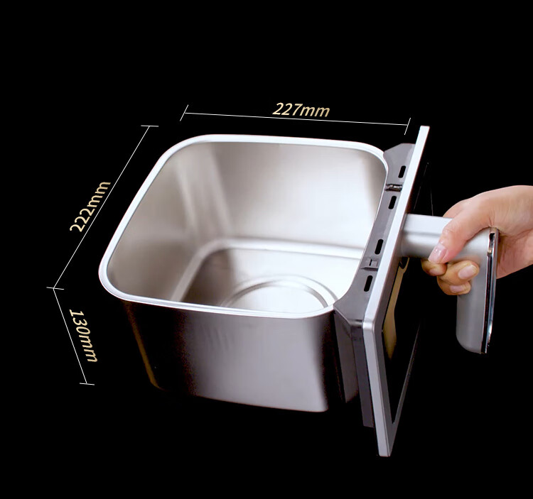 国补 + 百补 289 元：利仁 0 涂层 304 不锈钢空气炸锅直降，金属锅体真硬核