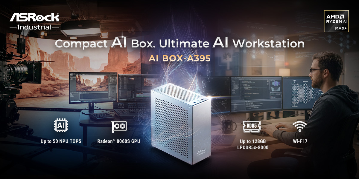 东擎发布紧凑型工作站 AI BOX-A395，搭载 AMD 锐龙 AI Max+ 395 处理器