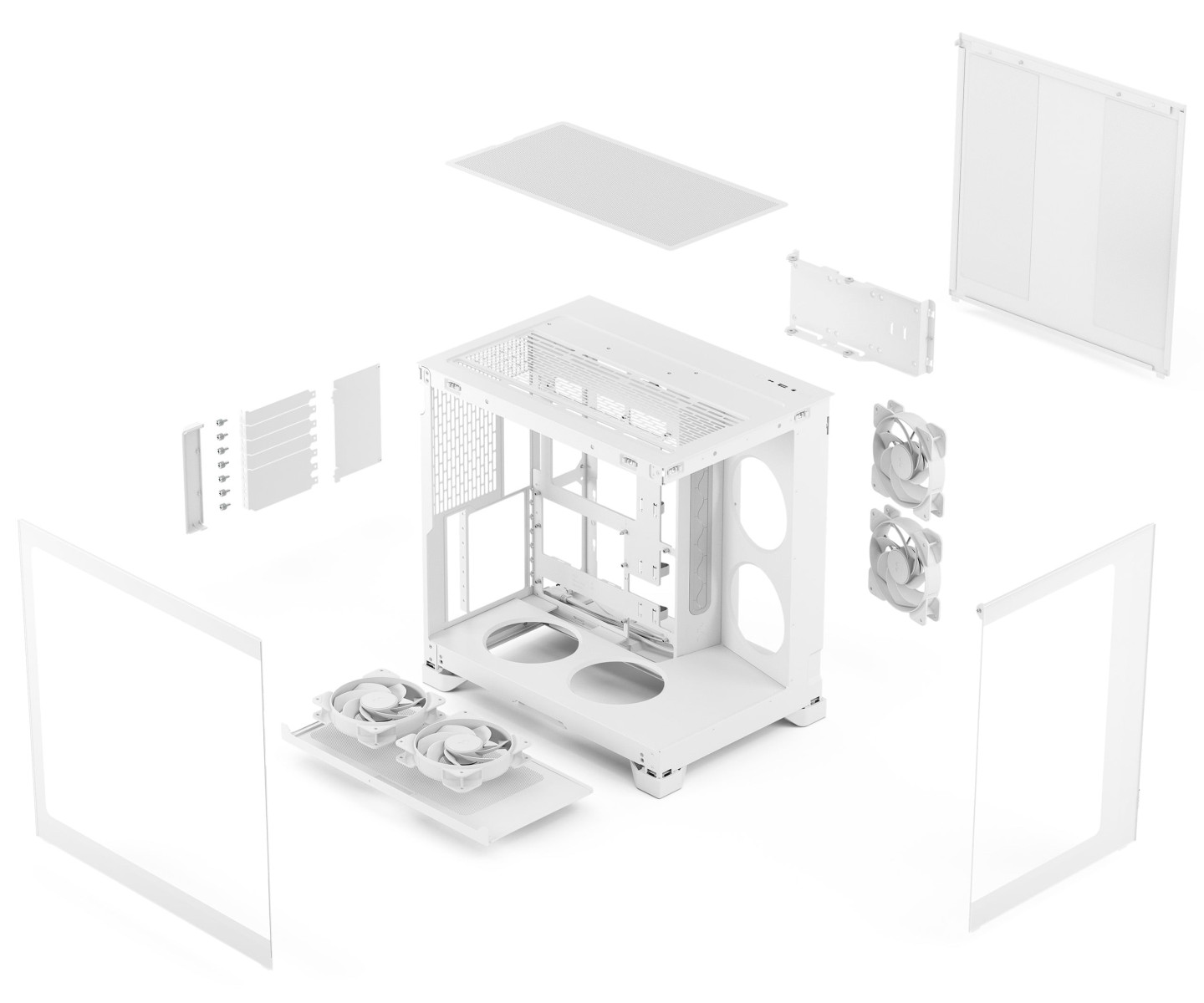 分形工艺推出 Pop 2 Vision 机箱：外观干净利落，含 4 风扇 649 元起