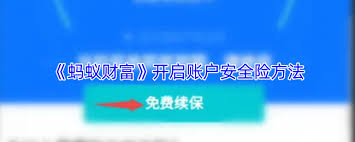 蚂蚁财富如何购买账户安全险