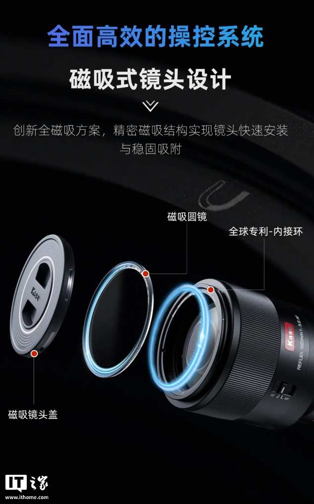 卡色 150mm f/5.6 全画幅自动对焦折返镜头发布：3850 元，适配佳能 EF / 索尼 E 卡口