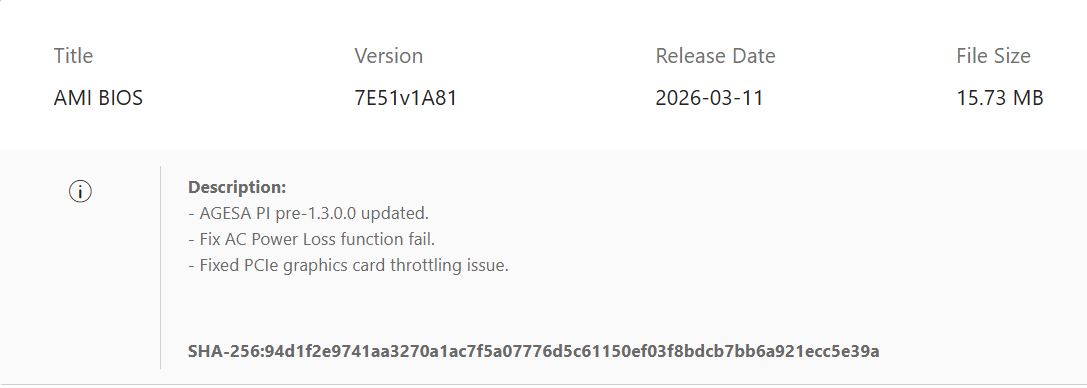微星确认 AM5 主板显卡降速 Bug 根源，首批修复 BIOS 已上线