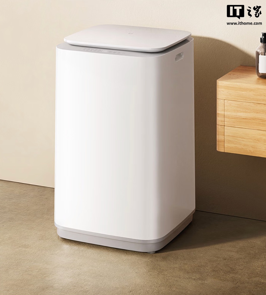 小米推出 2026 款“米家洗衣机 波轮 10kg”：1.25 洗净比、支持米家 App，799 元