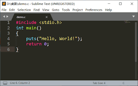 Sublime Text如何运行C语言程序