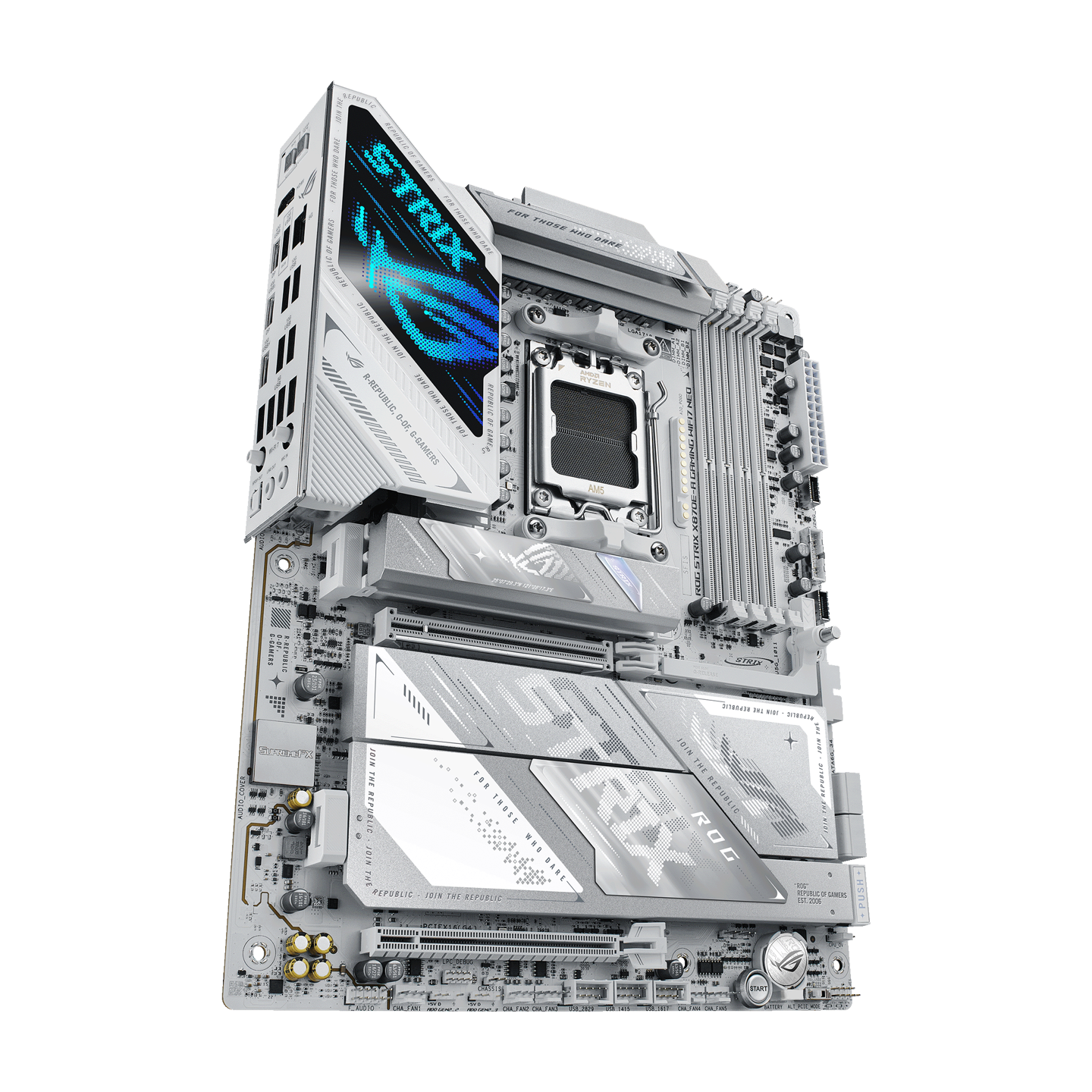 2999 元华硕 ROG X870E 吹雪 NEO 主板开售：5Gb 网口 + 双 USB-C 前置接口