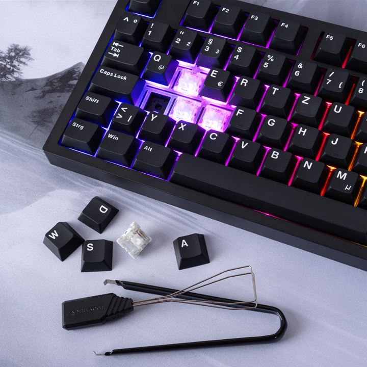 Sharkoon 旋刚推出双模全配列机械键盘 OfficePal K70W