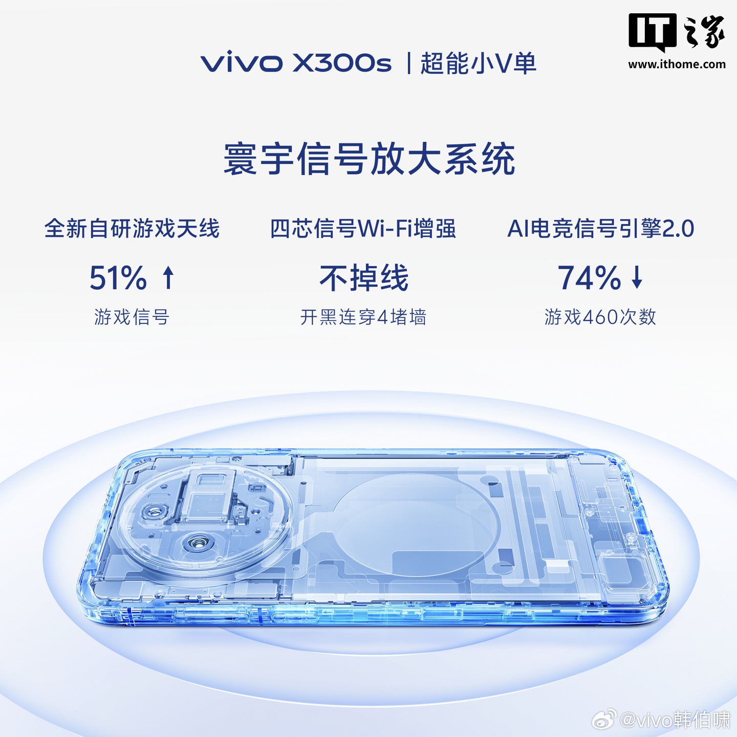 vivo X300s 新机搭载 7100mAh 蓝海电池：第四代硅负极技术，是 X 系列迄今最大电池容量
