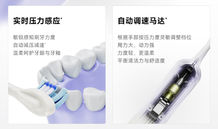 拿起就刷离口即停：追觅 NB01 无按键电动牙刷发布，支持 30 天免费用