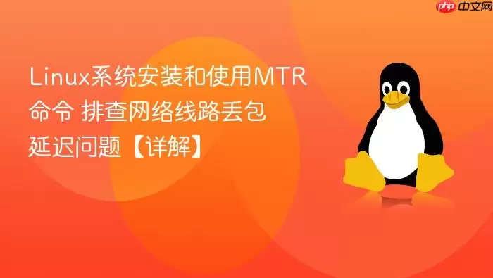 Linux系统安装和使用MTR命令 排查网络线路丢包延迟问题【详解】