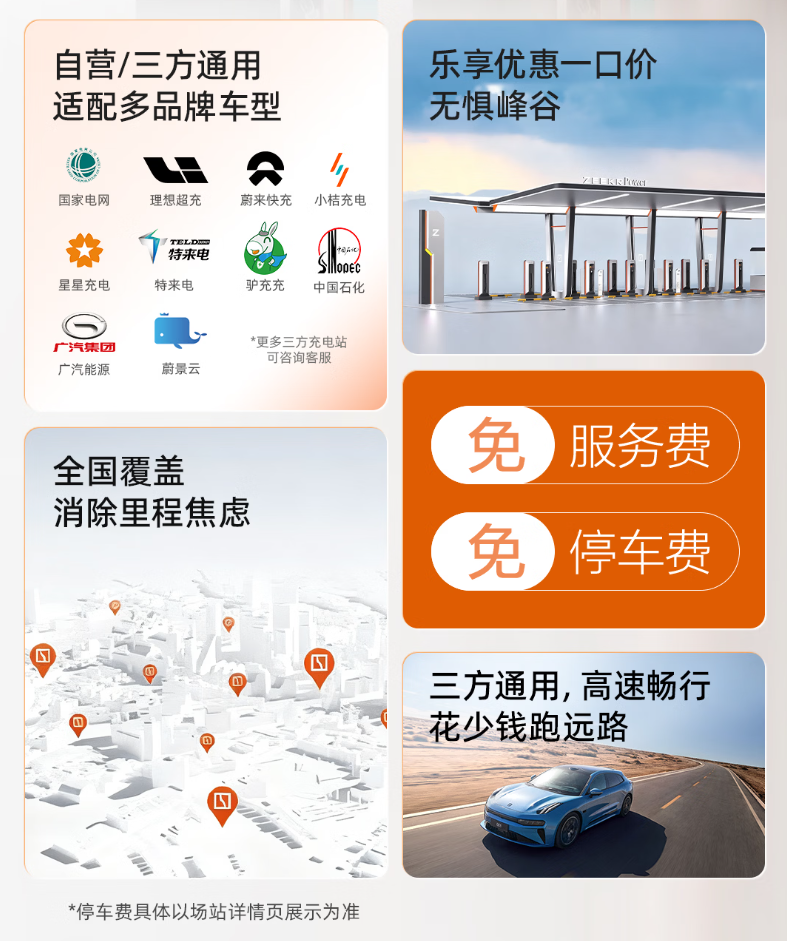 高速低至 1.2 元 / 度：极氪充电卡发车，不限品牌车型峰值 360kW 超快充，免服务停车费